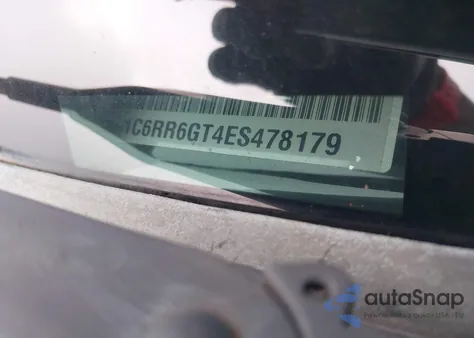 2014 Ram 1500 Slt из США, поврежденный, VIN 1C6RR6GT4ES478179